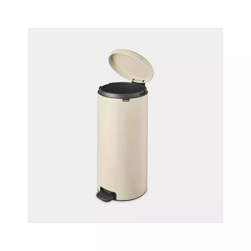 Brabantia NewIcon 30 L apaļa bēša atkritumu tvertne