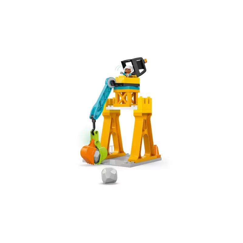 LEGO DUPLO 10476 3 in 1 Būvlaukums un transportlīdzekļi