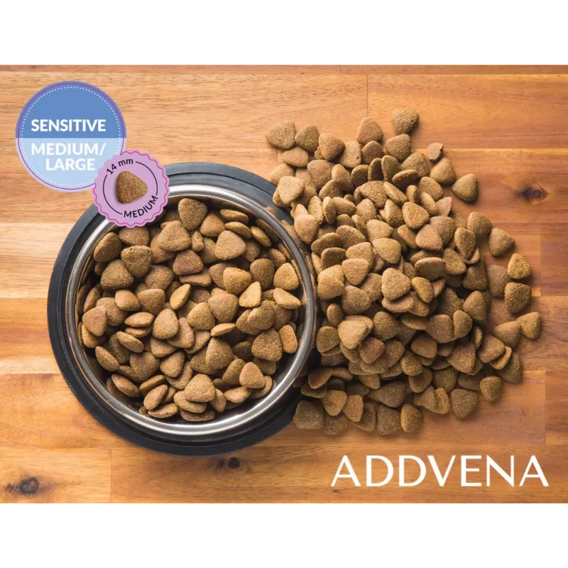 ADDVENA Power of Nature Adult Sensitive Medium/Large Lamb - sausā suņu barība - 10kg