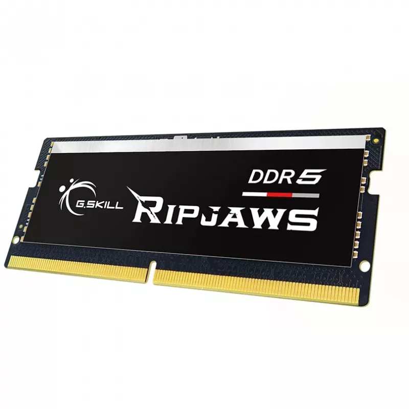 SO-DIMM 64 GB DDR5-4800 (2x 32 GB) Dual-Kit, Arbeitsspeicher schwarz, F5-4800S4039A32GX2-RS, Ripjaws