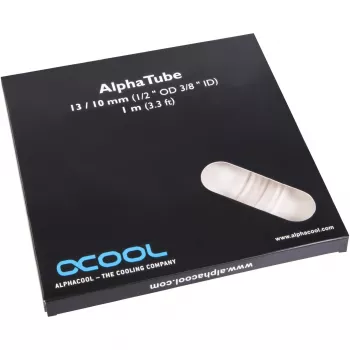Caurule Alphacool 17494 caurspīdīga PVC 1,3 cm diametrs 100 cm garums