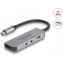 DeLOCK 61064 USB centrmezgls Type-C 3.2 Gen 1 HDMI 3840x2160 60Hz