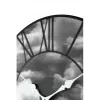 NeXtime klok 3037 Clouds, Ø39 cm, Sienas, Melns