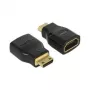 Savienotāju adapteris Mini-HDMI uz HDMI DeLOCK 65665