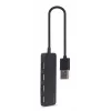 USB 2.0 centrmezgls Gembird UHB-U2P4-06 — 4 porti, kompakts USB paplašinātājs