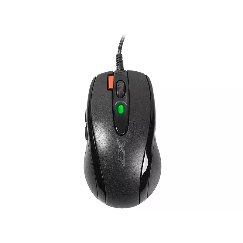 Spēļu pele A4Tech X-7120 USB Type-A piemērota abām rokām 2000 DPI, 3 ms, vadu, melna