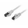 Patchcord cat.8.1 S/FTP CU 5m fluke passed pelēks