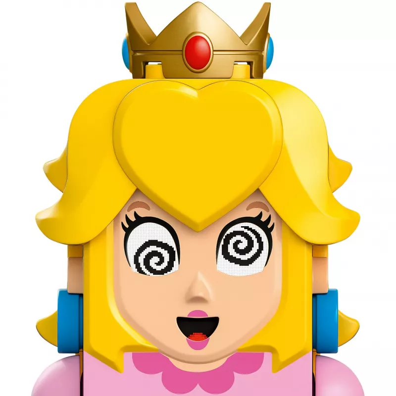 LEGO 71441 Super Mario interaktīvā LEGO Peach figūras komplekts, saderīgs ar LEGO sistēmu