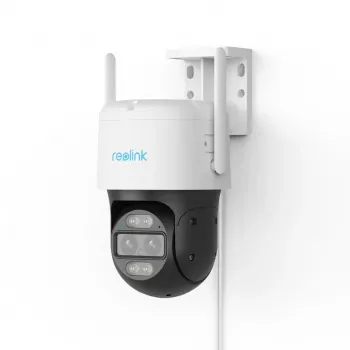 IP drošības kamera Reolink TrackMix Series G765 HD — 4 MP, 2560×1440, 6x optiskā tālummaiņa, motorizēts AF, nakts redzamība 30 m, PoE/DC, 5100 mAh akumulators, kupolveida, āra