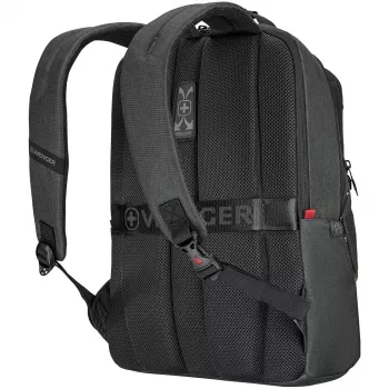 WENGER MX ECO Professional 40,64cm 16Zoll portatīvā datora mugursoma ar 25,4cm 10Zoll planšetdatora kabatu, ogļu pelēkā krāsā