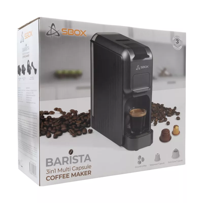 Kafijas automāts SBOX 1.5L CM-719 Barista melns