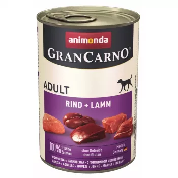 ANIMONDA GranCarno Adult Beef and lamb - mitrā suņu barība - 400 g