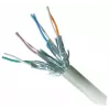 Tīkla kabelis GEMBIRD Cat6a RJ-45 uz RJ-45 S/FTP 10 m LSZH, ciets varš, pelēks