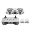 DJI Neo Fly More Combo (DJI-RC-N3) viegls 135 g drons ar 4K Ultra HD kameru, līdz 18 minūtēm lidojuma laika ar 1 uzlādi, 3x baterijas, tālvadības pults