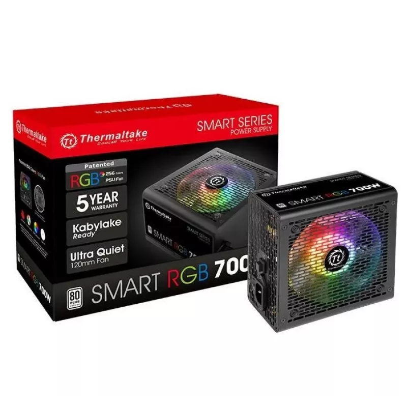 Barošanas bloks Smart 700W RGB, 80PLUS, 230V EU, 2xPEG, 120mm, Single Rail