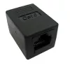 RJ-45 savienotāja pāreja VALUE Cat.6 neekranēta melna