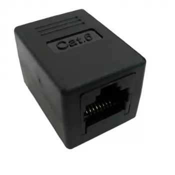 RJ-45 savienotāja pāreja VALUE Cat.6 neekranēta melna