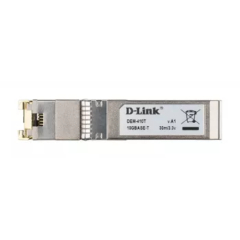 D-Link SFP+ 10GBASE-T vara raiduztvērējs, varš, 10000 Mbit/s, SFP+, T, 30 m, 10 Gigabit Ethernet