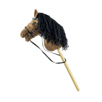 Zirgs uz kociņa Hobby Horse tumši brūns