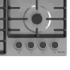 Gorenje G642ABX plīts virsma Nerūsējošais tērauds Iebūvējams 60 cm Gāze 4 zonu(-as)