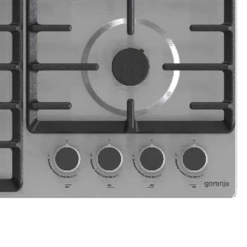 Gorenje G642ABX plīts virsma Nerūsējošais tērauds Iebūvējams 60 cm Gāze 4 zonu(-as)