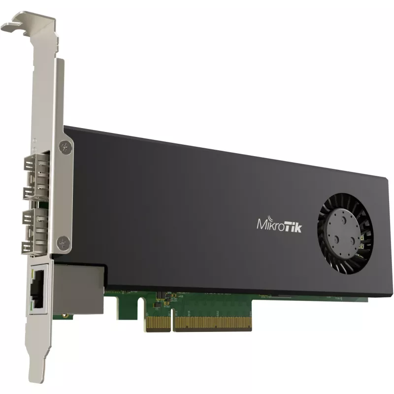 Tīkla maršrutētāja papildkarte PCIE/CCR2004-1G-2XS-PCIE Mikrotik