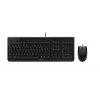 CHERRY DC 2000 klaviatūra pele iekļauta biroja USB QWERTZ vācu melna