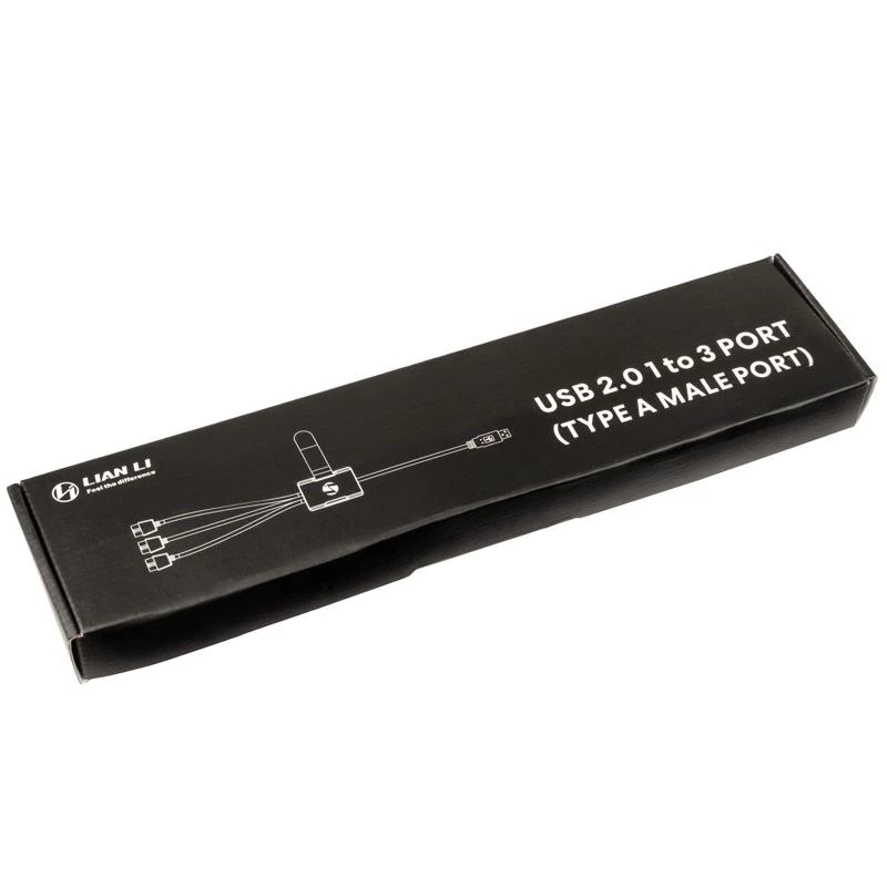 USB centrmezgls Lian Li PW-U2TPAB Type A spraudnis 1-uz-3 IDC 9 kontaktu