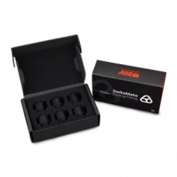 Thermal Grizzly DeltaMate Extender MF14 – ūdens dzesēšanas savienojums, melns, 6 gab. (TG-DM-FIT-6007)