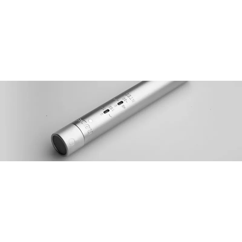 Skatuves/izpildījuma mikrofons RØDE NT55, kardioidāls, vadu XLR-3, -38 dB jutība, 100 Ω, sudrabots