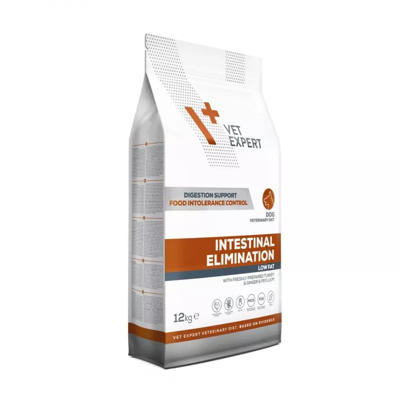 VET EXPERT Veterinary Diet Intestinal Elimination Dog – sausā suņu barība – 12 kg
