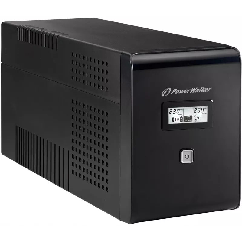 PowerWalker VI 2000 LCD 2 kVA 1200 W 2 AC kontaktligzdas
