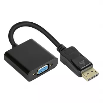 Adapter DisplayPort Stecker an VGA Buchse, 1920*1200 @60Hz, vergoldete Kontakte, ca. 20cm, Good Conn (DP-AD11)