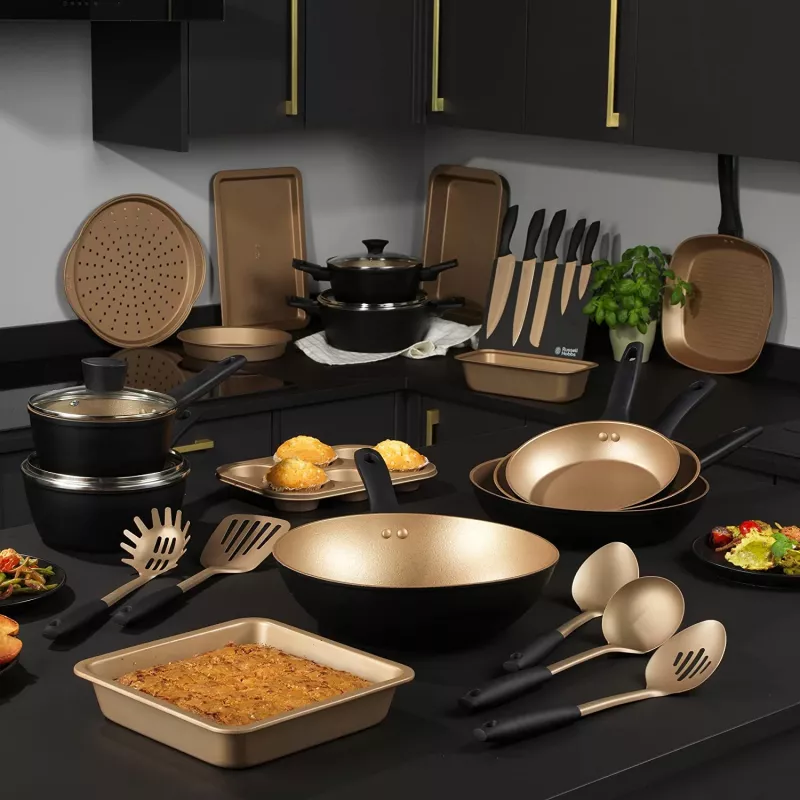 Kēksiņu forma Russell Hobbs RH02147GEU7 28 cm, nepiedegoša zelta