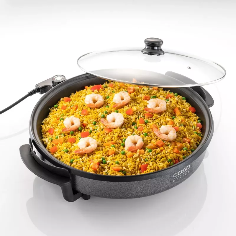 Caso Professional Party Pan | 1500 W | Programmu skaits 1 | Pelēks
