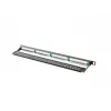 Lanberg PPU5-0024-B - RJ-45 - Cat5, Cat5e - melns - metāls - montāža statnē - 0,5U (PPU5-0024-B)