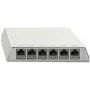 Plāksteru panelis Rutenbeck PP-ClassEA iso-6 Ap rw 6x RJ-45 tīri balts