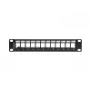 Komutācijas panelis LANBERG PPKS-9212-B 12-portu 1U 10 collu FTP