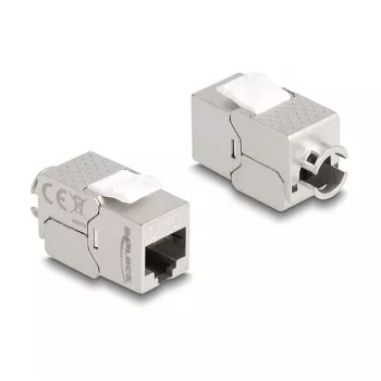 DeLOCK Keystone Module RJ45 spraudnis uz LSA Cat.6A plāns bez instrumentiem