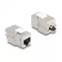 DeLOCK Keystone Module RJ45 spraudnis uz LSA Cat.6A plāns bez instrumentiem