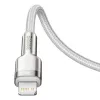 Baseus Cafule kabelis 2m Lightning uz USB C ātrai uzlādei un datu pārsūtīšanai