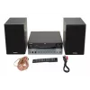 Mājas audio mikrosistēma Aiwa MSBTU-700DAB — 25W RMS, DAB+/FM, Bluetooth 10m, teknes CD, LED displejs, melna/Arktikas zila