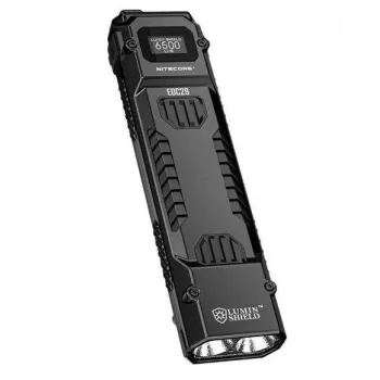 Rokas lukturītis Nitecore EDC29 nerūsējošā tērauda korpuss, 2 gaismas diodes, 15–6500 lm, IP54, uzlādējams caur USB