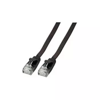 Efb K8107SW.0,5 Ethernet komutācijas kabelis melns