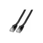 Efb K8107SW.0,5 Ethernet komutācijas kabelis melns