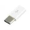 Sbox AD.USB-C W Micro USB 2.0 F. -> TYPE C M. Balts