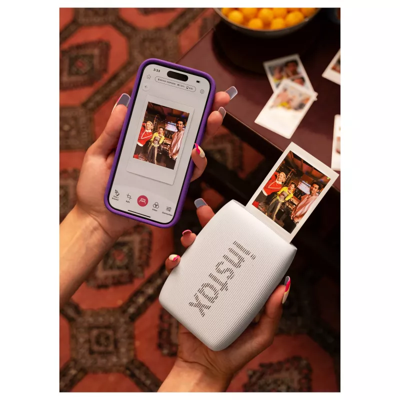 Foto printeris Fujifilm Instax Mini Link 3 Balts Bluetooth pārnēsājams momentfoto printeris viedtālruņa fotoattēliem