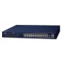 PLANET GS-4210-24P2S - slēdzis - pārvaldāms - 24 x 10/100/1000 (PoE+) + 2 x Gigabit SFP - montējams statīvā - PoE+ (GS-4210-24P2S)