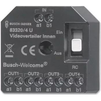 BJ 83320/4 U Aktīvais video sadalītājs iekštelpām UP (2CKA008300A0508)