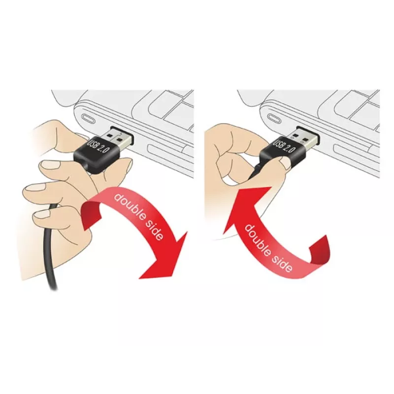 USB kabelis DeLOCK EASY-USB 2.0-A - USB 2.0 micro-B 3m